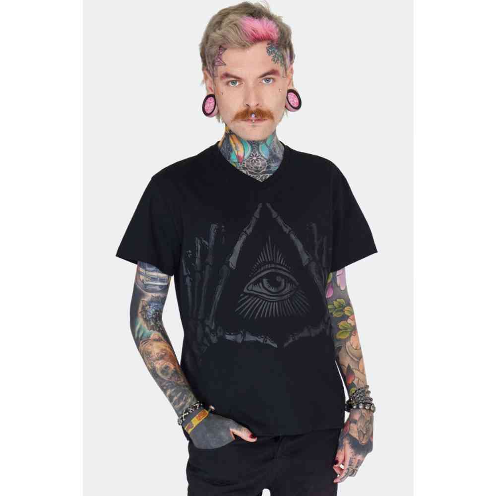 Jawbreaker - Illuminati Print T-shirt Homme - Noir